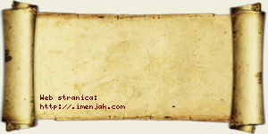 Tatjana Sokolović vizit kartica